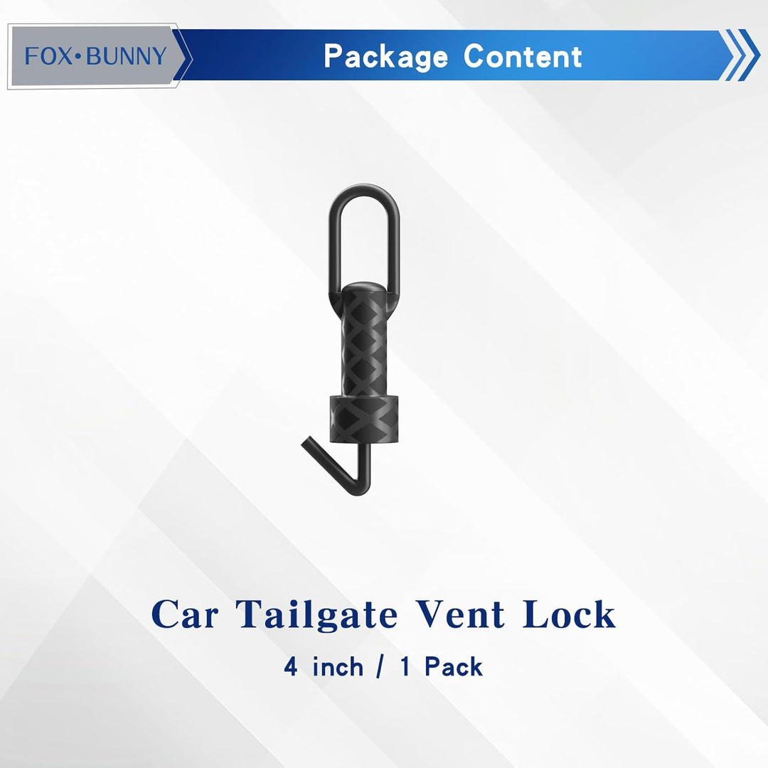 Heckklappenaufsteller – Pet Ventilation Car Door Lock – Latch Hook Dog Guard for Car Boot/Trunk Lid