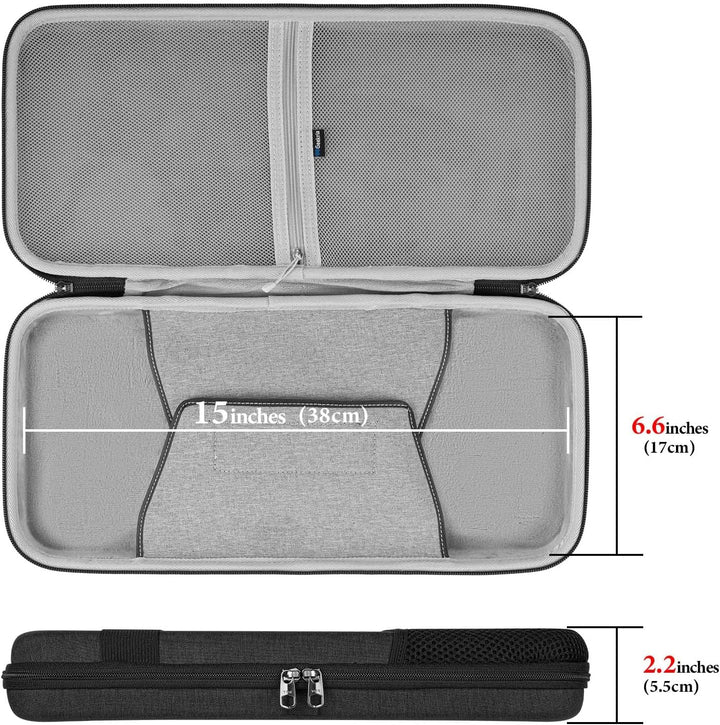Geekria Tenkeyless TKL-Tastaturhülle,mit Handballenauflage-Stütztasche für kompakte mechanische Gami