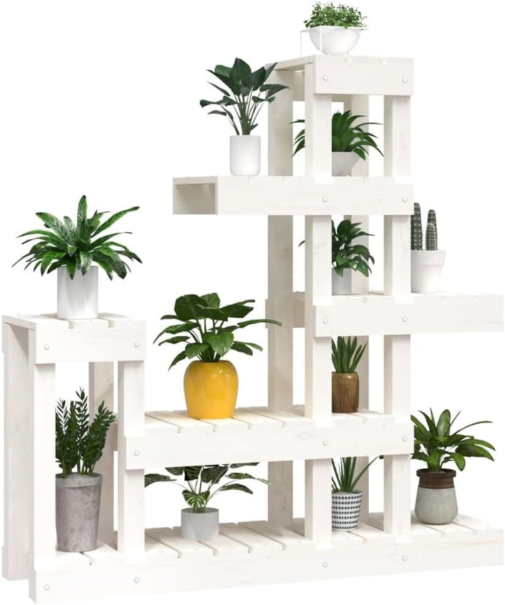 puraday Pflanzenständer Pflanzenregal Outdoor Pflanzenständer Holz Pflanzenständer Balkon Gartenrega
