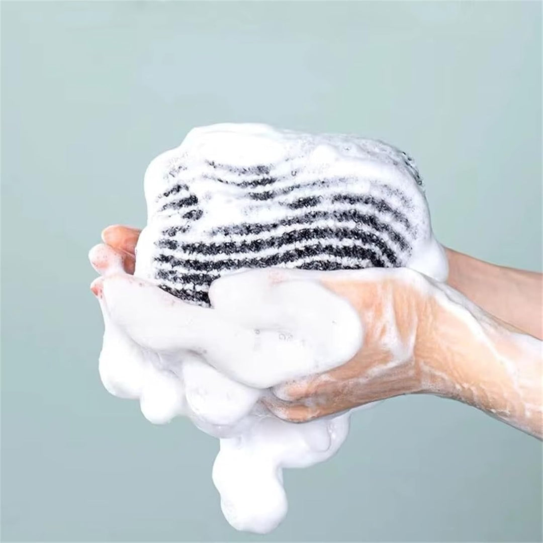 Antibakterielles Peelingtuch Rücken &amp; Körper – Duschpeeling Tuch mit Rückenschrubber für Männer &amp; Fr