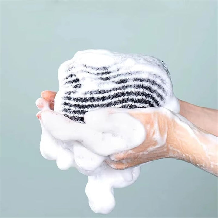 Antibakterielles Peelingtuch Rücken &amp; Körper – Duschpeeling Tuch mit Rückenschrubber für Männer &amp; Fr