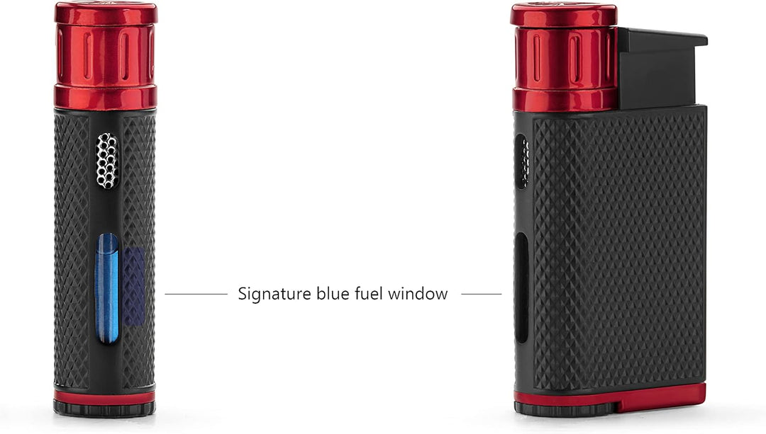 Colibri Evo Sturmfeuerzeug Mit Jet Flamme | Zigarren Und Zigaretten Feuerzeug | Windbeständig | Funk