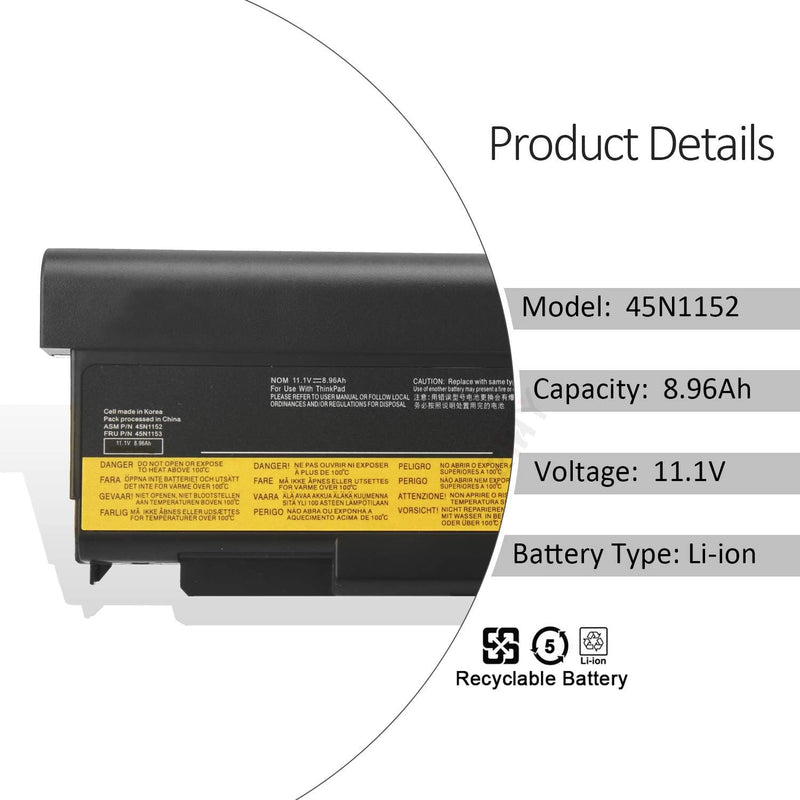 57++ 45N1152 45N1153 45N1144 45N1145 45N1150 45N1151 0C52864 0C52863 Laptop Batterie Ersatz für Leno