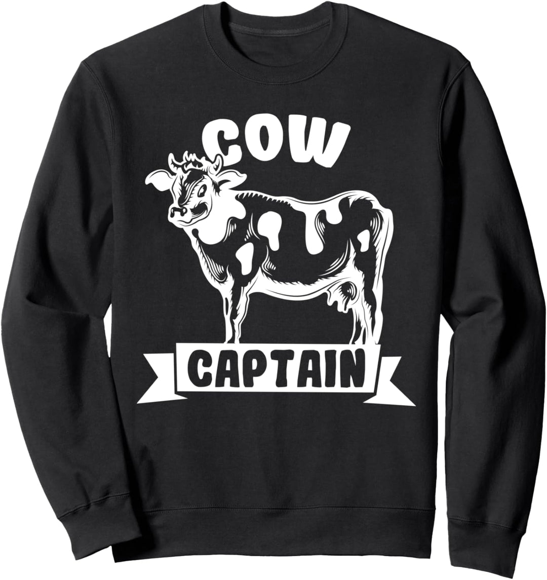 Landwirt Bauernhof Kuh Kapitän - Landwirtschaft Bauer Sweatshirt