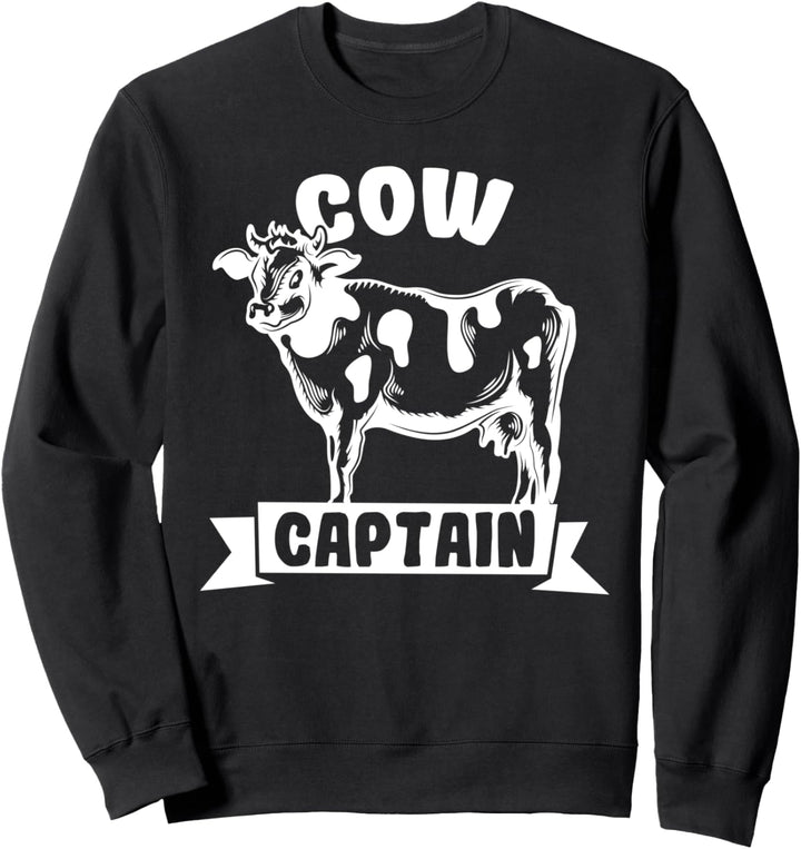 Landwirt Bauernhof Kuh Kapitän - Landwirtschaft Bauer Sweatshirt