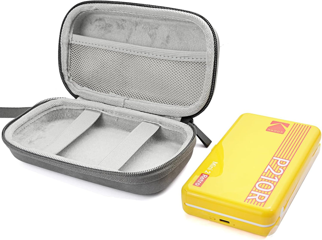 Hart Reise Schutz Hülle Etui Tasche für Kodak Mini 2 Retro 4PASS Mobiler Fotodrucker/Kodak Mini Shot