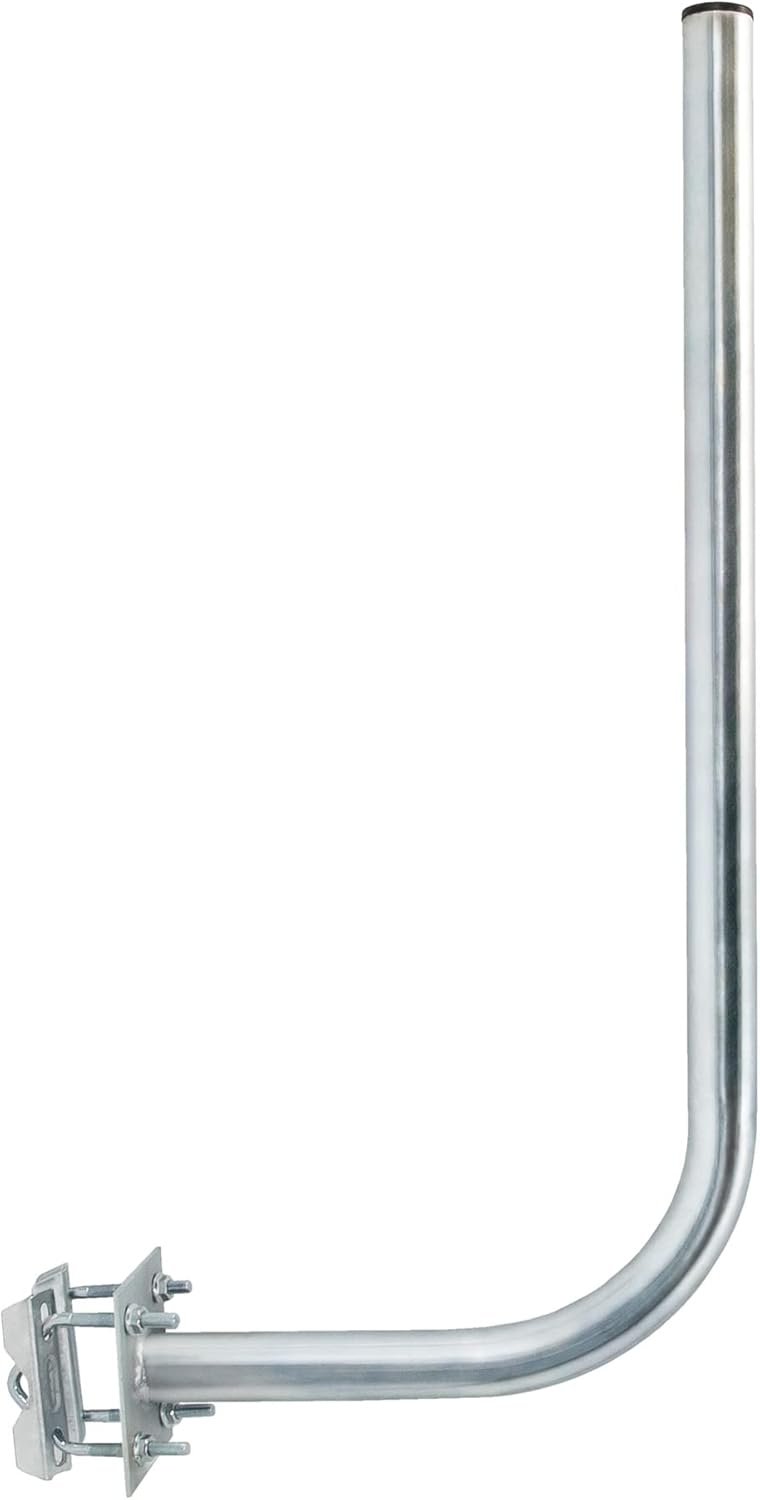Premium X 30cm Wandhalter 70cm Mast Stahl Ø 38mm mit Zahnschellen Wetterstation Wand-Halterung extra
