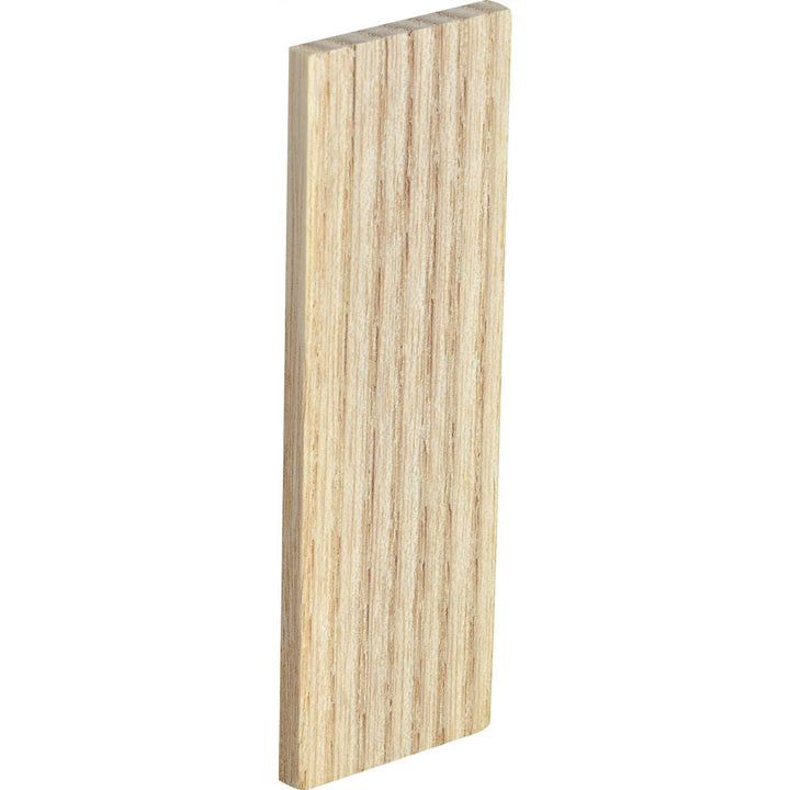 Verglasungsklötze Holz Esche lackiert | Holzklotz 80x20x4 mm | 100 Stück Glaserklötze natur 80 x 20