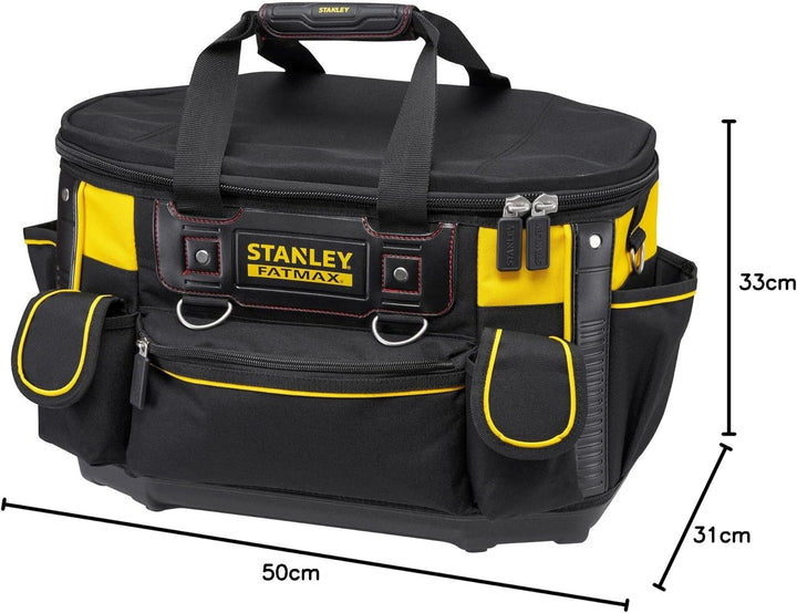 Stanley FatMax Werkzeugtasche / Werkzeugbeutel (50x33x31cm, mit runder Öffnung, formstabile Konstruk