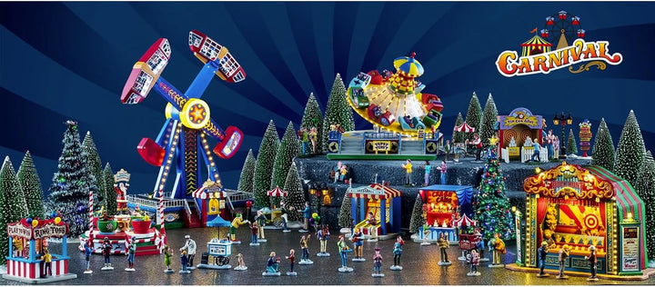 Lemax 94482 - The Giant Wheel - NEU 2019 - Riesenrad - Animiert & Beleuchtet & Sound - Weihnachtswel