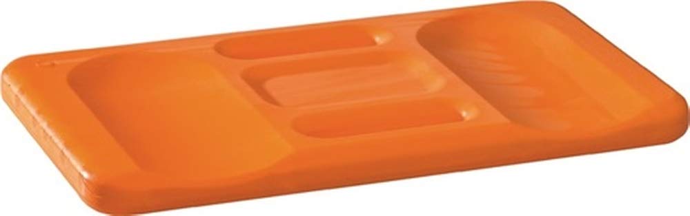 Kronen Hansa Kniekissen Ergo-Soft Mat, orange mit ergonomischer Formgebung, praktischer Tragegriff,
