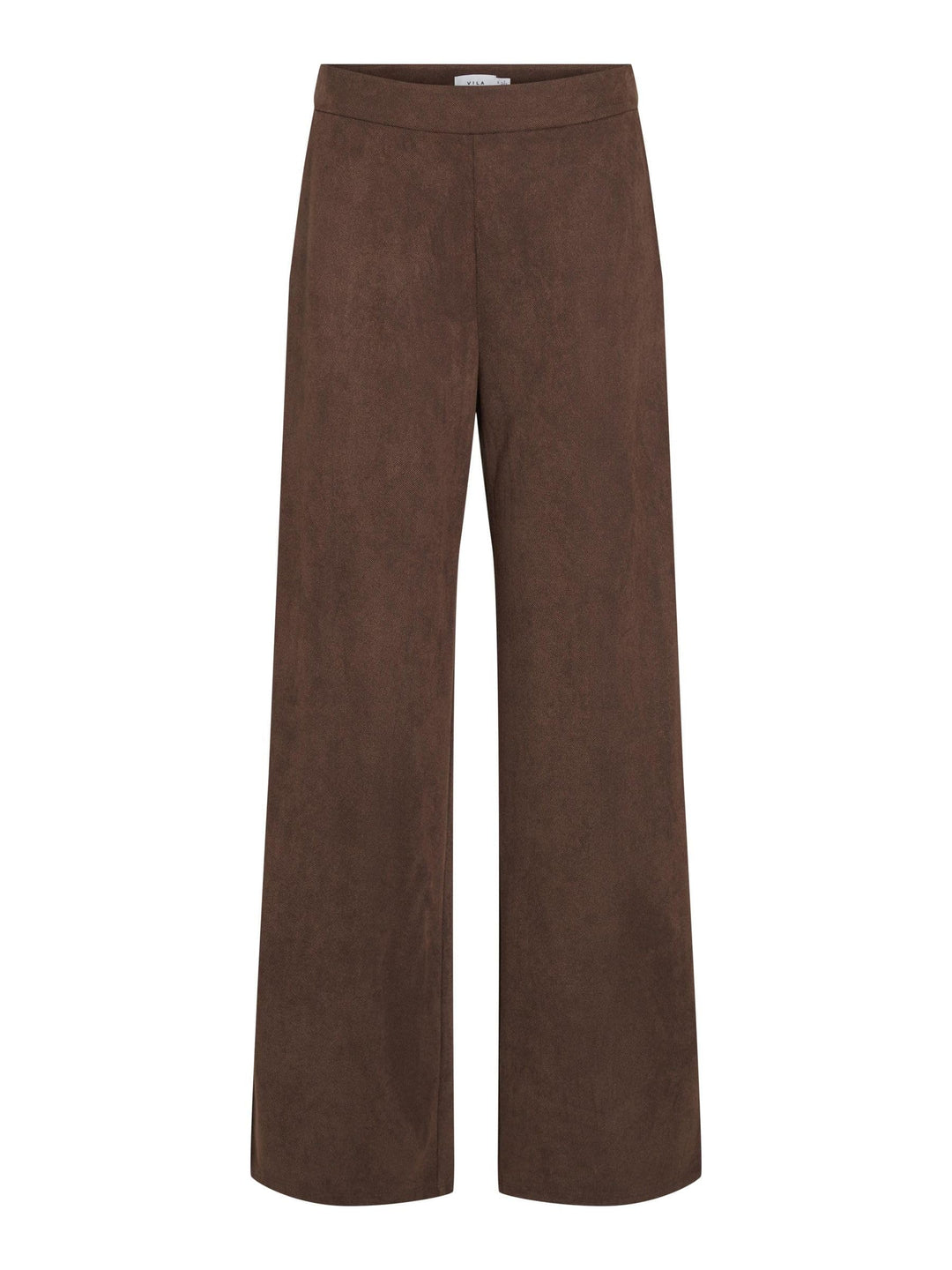 Vila Damen Visudas Rw Wide Pants-Noos Stoffhose, Shaved Chocolate