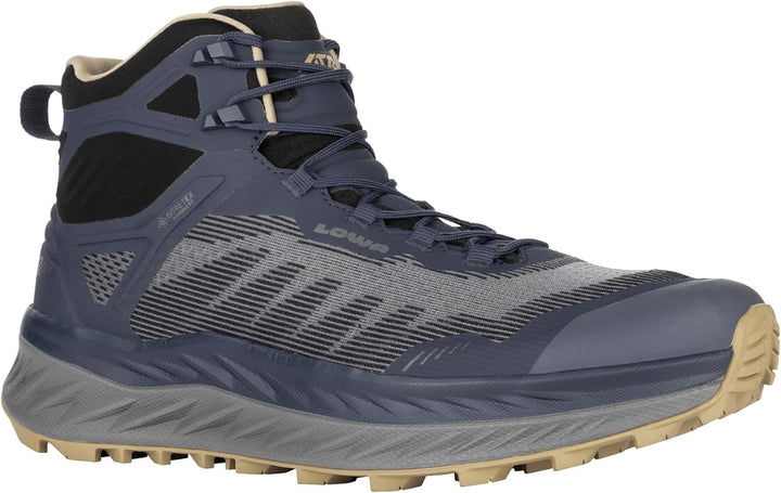 LOWA Stiefel hoch Renegade EVO Ice GTX Ws 40.5 EU Navy Dune, 40.5 EU Navy Dune