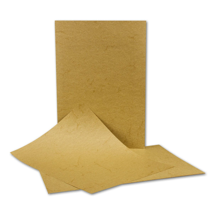 300 Stück DIN A4 Papier Bogen - 21 x 29,7 cm - Elefantenhaut DUNKEL - 110 Gramm/m² - Urkundenpapier
