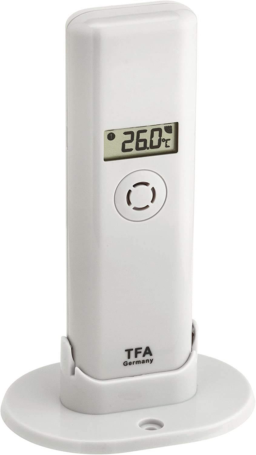 TFA Dostmann 30.3303.02 Temperatur WeatherHub SmartHome Zusatzsensor, weiss (Sender 30.3303.02 + Sch
