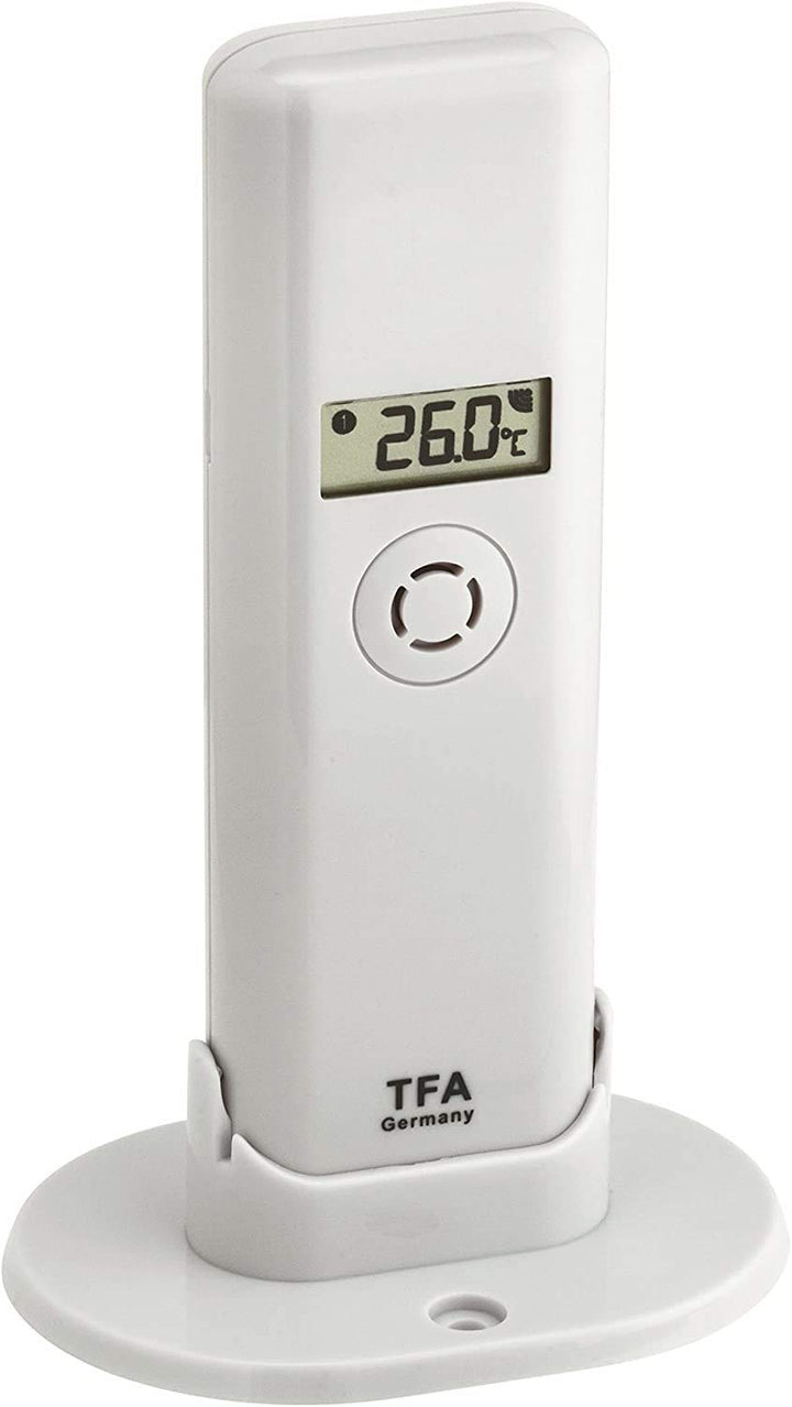 TFA Dostmann 30.3303.02 Temperatur WeatherHub SmartHome Zusatzsensor, weiss (Sender 30.3303.02 + Sch