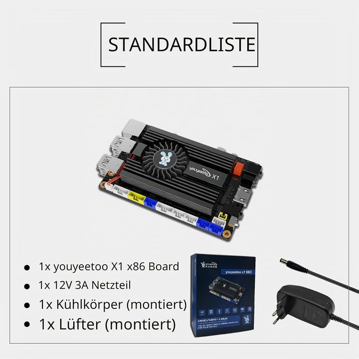 youyeetoo X1 – N5105 x86 Windows Einplatinencomputer – Dualer 4K-Medienserver – Duale M.2-Steckplätz