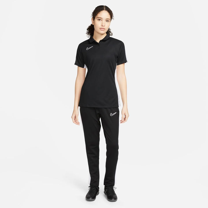 Nike Damen W Nk Df Acd23 Polo Ss Short-Sleeve Polo, Black/White/White