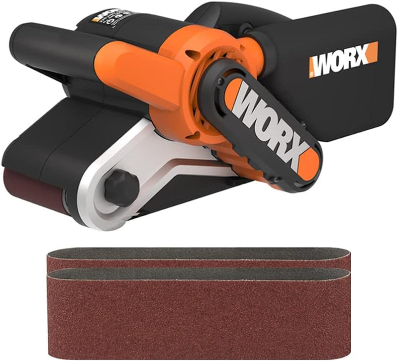 WORX WX661.1 Bandschleifer 950W - mit Staubsauger-Adapter - ergonomisches design