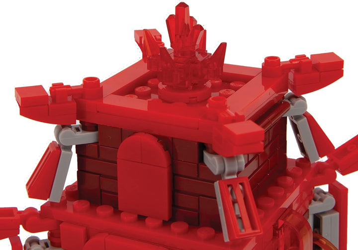 GORMITI - Feuerkonstruktionsset mit Mini-Figur, die Fiamma-Festung, 280-teilig, für Kinder ab 4 Jahr