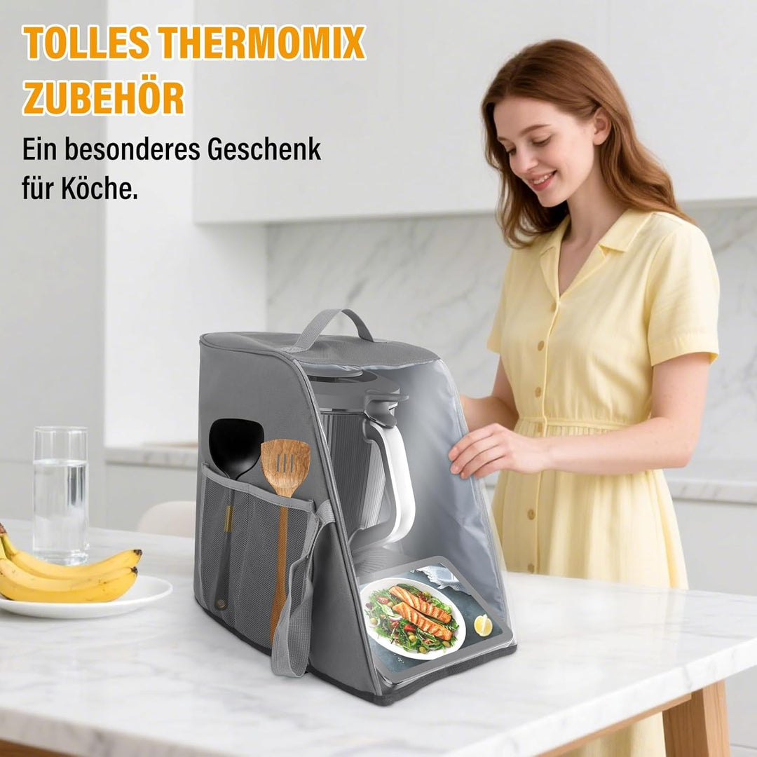 Abdeckhaube für TM7, Haube für Abdeckung Küchenmaschine TM7 Zubehör Ideal für den Schutz und die Auf