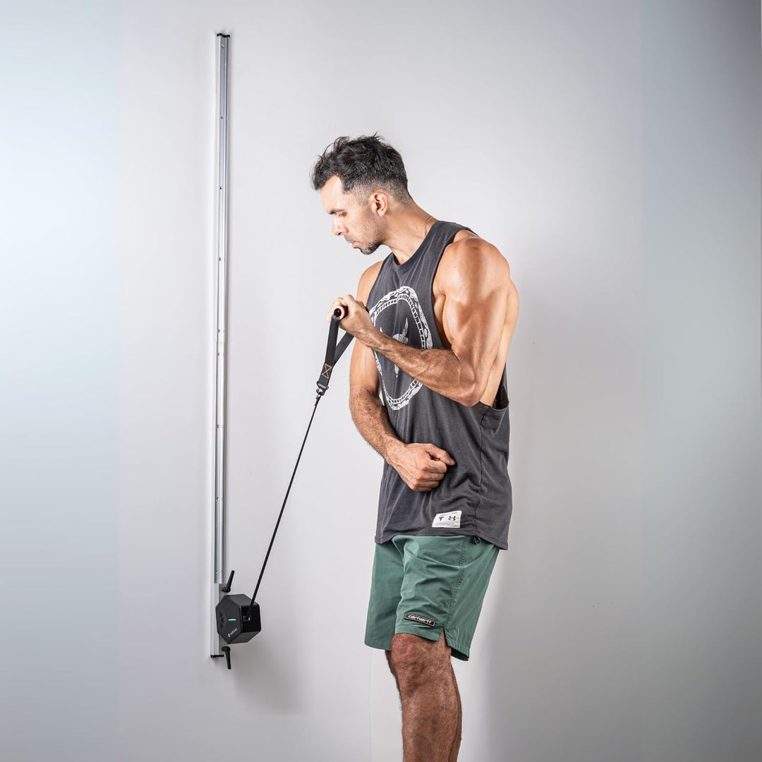 GymDock Wandhalterung – Verstellbare Profi-Wandschiene für Go-Tone Gym Machine – Flexible Höhenverst