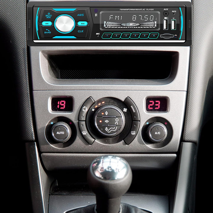 Retoo Autoradio mit Bluetooth Freisprecheinrichtung und Fernbedienung, 1 DIN MP3 Player mit 2 USB fü