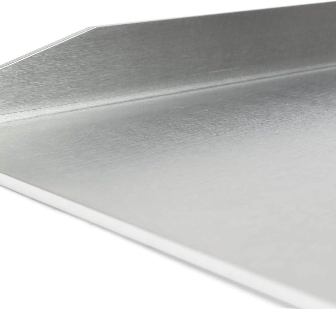 Grillrost.com Das Original Edelstahl Grillplatte | Plancha 49x32,5cm - passend für Weber Genesis I |