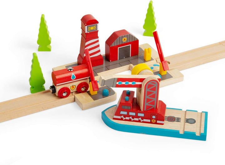 Bigjigs Rail Feuerwehrschiff