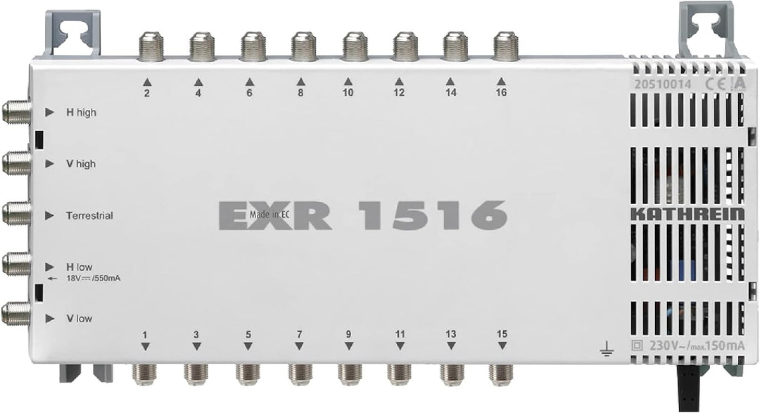 Kathrein CAS 90 ws Sat-Antenne multifeedfähig Weiss - 16 Teilnehmer 16 Teilnehmer Weiss, 16 Teilnehm