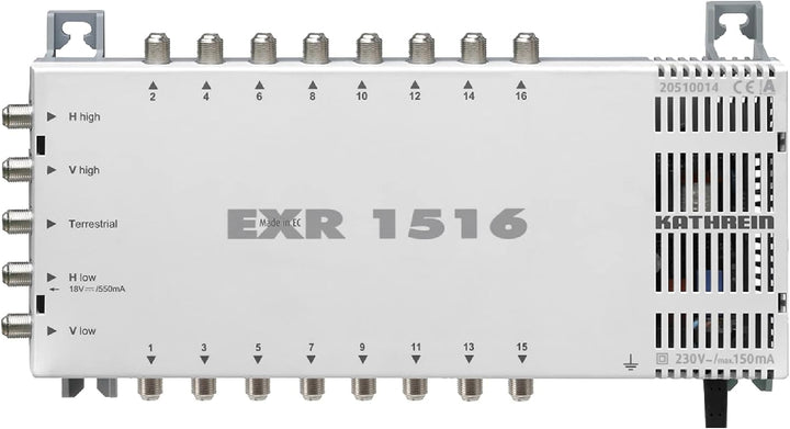 Kathrein CAS 90 ws Sat-Antenne multifeedfähig Weiss - 16 Teilnehmer 16 Teilnehmer Weiss, 16 Teilnehm