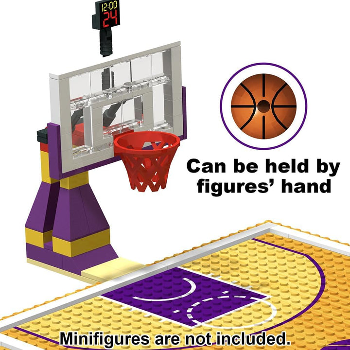Building Block Bildung Spielzeug für Basketball Court Baseplates 5" X 10" (3-Pack) und Sets von 2 Ba
