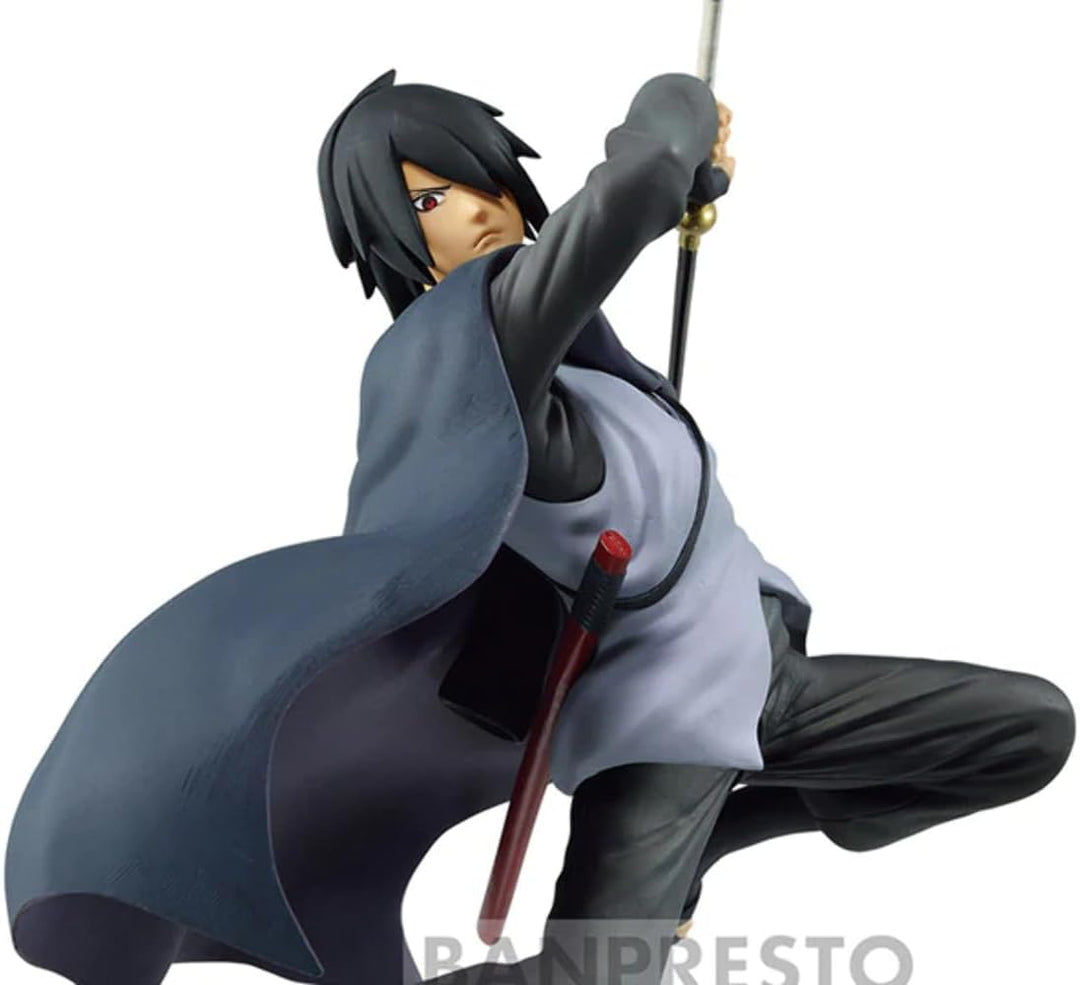 Banpresto Unisex Kinder Boruto-Uchiha Sasuke-Figur Vibration Sterne 14cm, Multi-Coloured, Estándar