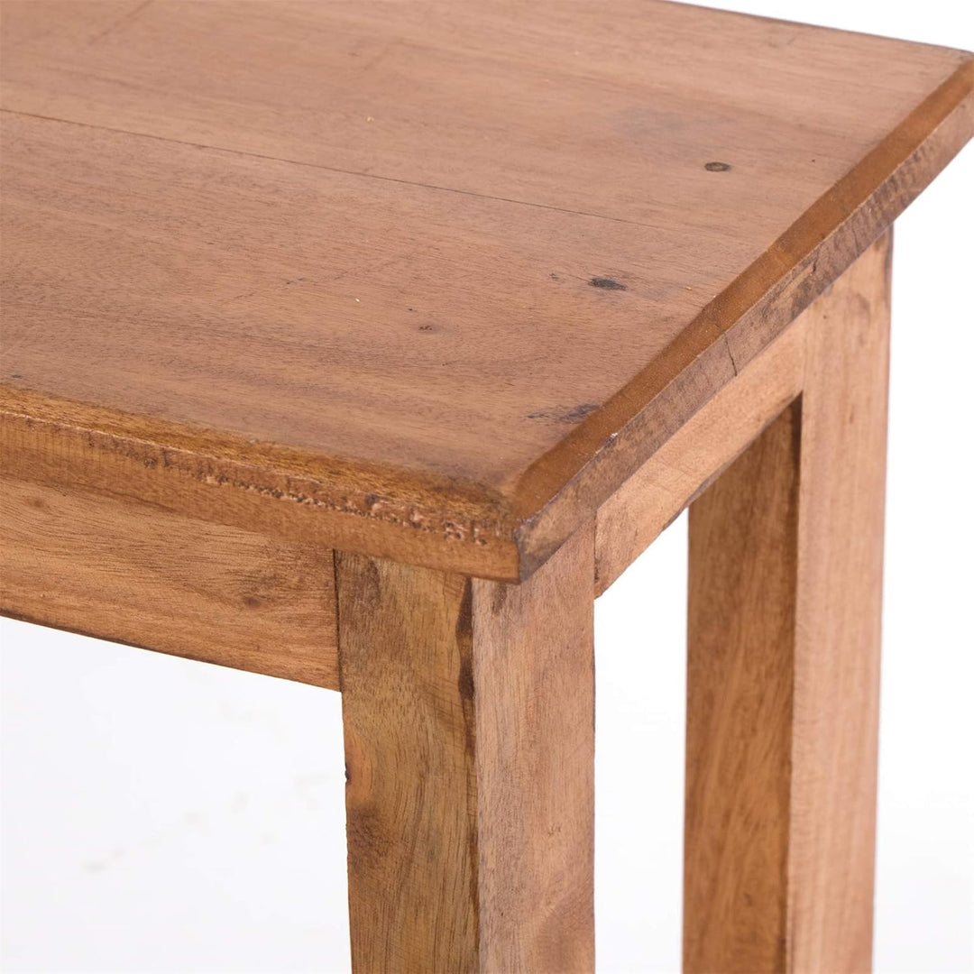TRITTHOCKER Step | 47 x 37 cm, Recycling Holz, zweistufig | Trittleiter, Haushaltstritt