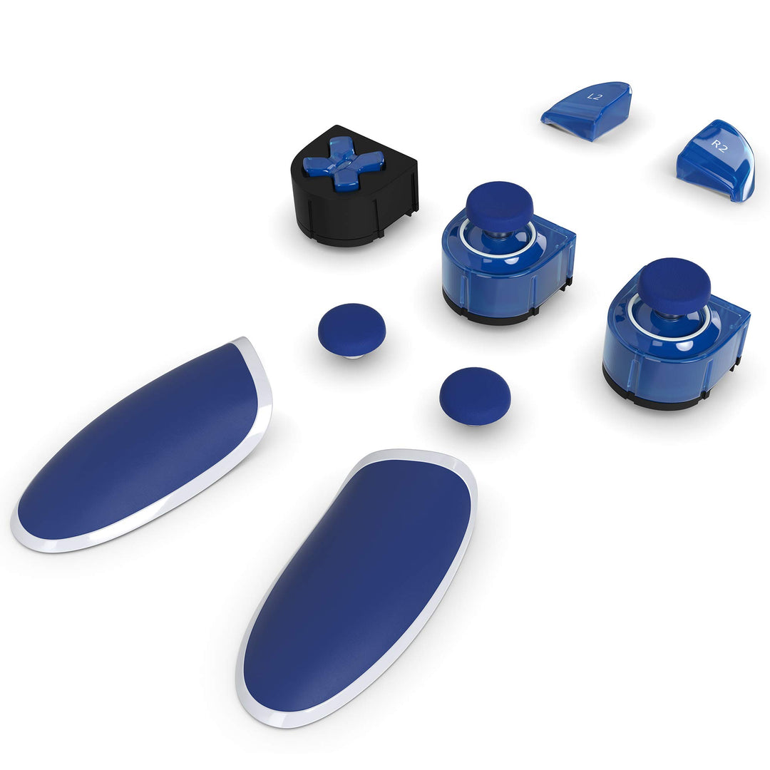 Thrustmaster eSwap X Led Blue Crystal Pack, Pack mit 7 Hintergrundbeleuchteten für eSwap X Controlle
