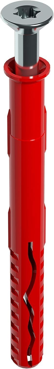 TOX Rahmendübel Fassad SK 10 x 120 mm + Schraube M, Dübel für sichere Befestigungen von Fassaden, Tü