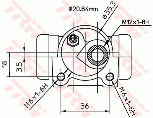TRW GSK1250 Bremsbackensatz