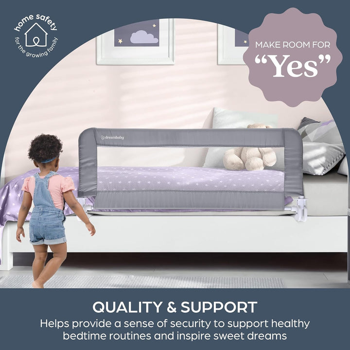 Dreambaby F761 Phoenix Bettgitter Rausfallschutz Grau, Grey, 110cm x 45.5cm 110cm x 45.5cm Phoenix G