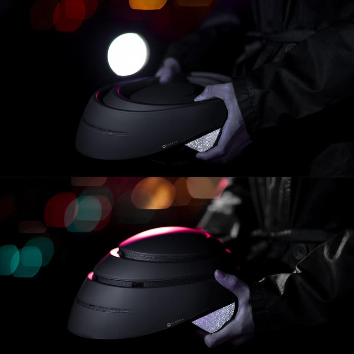 CLOSCA Faltbarer Helm.Fahrradhelm für Erwachsene. Fahrradhelm und Rollerhelm Zertifiziert. Pendlerhe