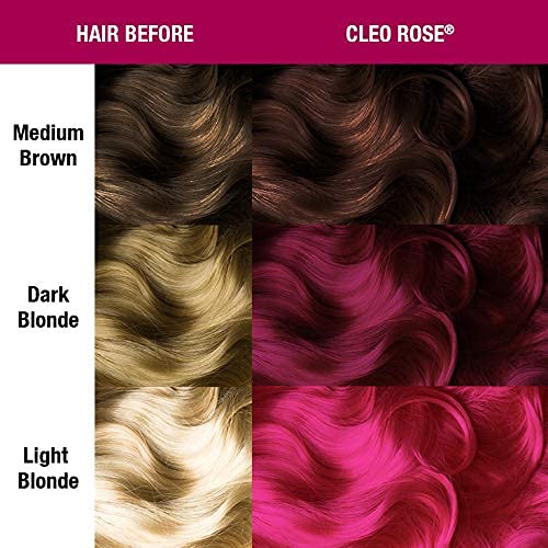 Manic Panic Cleo Rose Semi-permanente Haarfarbe, 113,4 ml, Rot Rot 118 ml (3er Pack), Rot 118 ml (3e