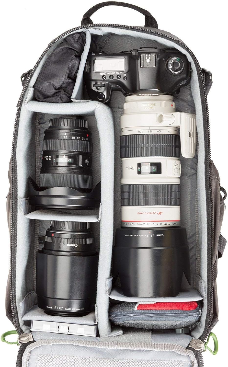 MindShift Gear BackLight Outdoor Adventure Kamera Daypack Rucksack L Anthrazit, L Anthrazit