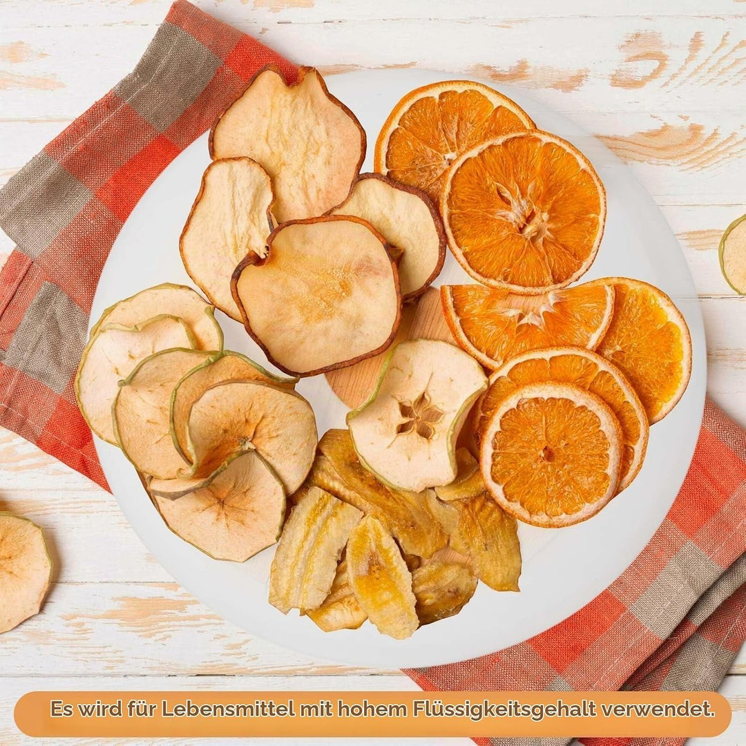 2 Stück Obstdörrgerät, Dörrgerät, Trocknertablett, Silikon-Fruchtrollenblätter, wiederverwendbare Tr