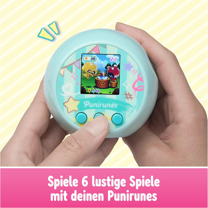 Punirunes - Interaktives digitales Spielzeug mit LED Display und 55 Charakteren, die auf Bewegung mi
