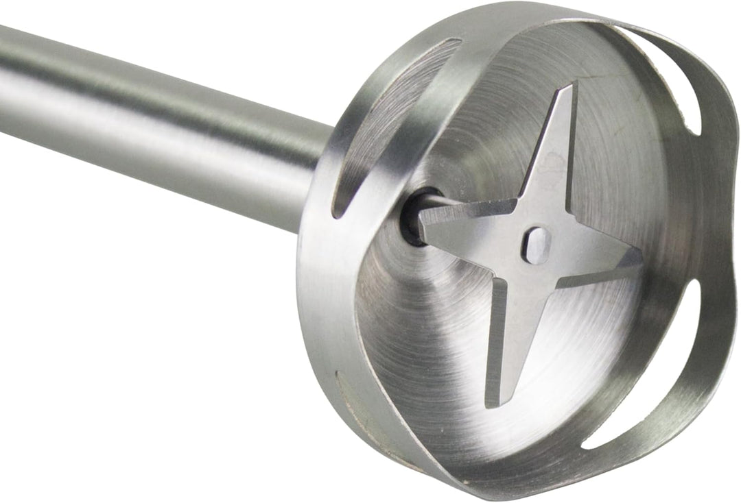 BEPER P102FRU151 4-in-1-Stabmixer, Multifunktionsmixer mit 500-ml-Zerkleinerer, Schneebesen, 700-ml-