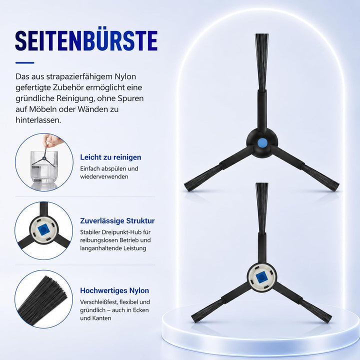 25 Stück Zubehörset für Ecovacs Deebot T50 Omni/T50 Pro Omni/T50 Pro Gen 2/T50 Omni Gen2 Saugroboter