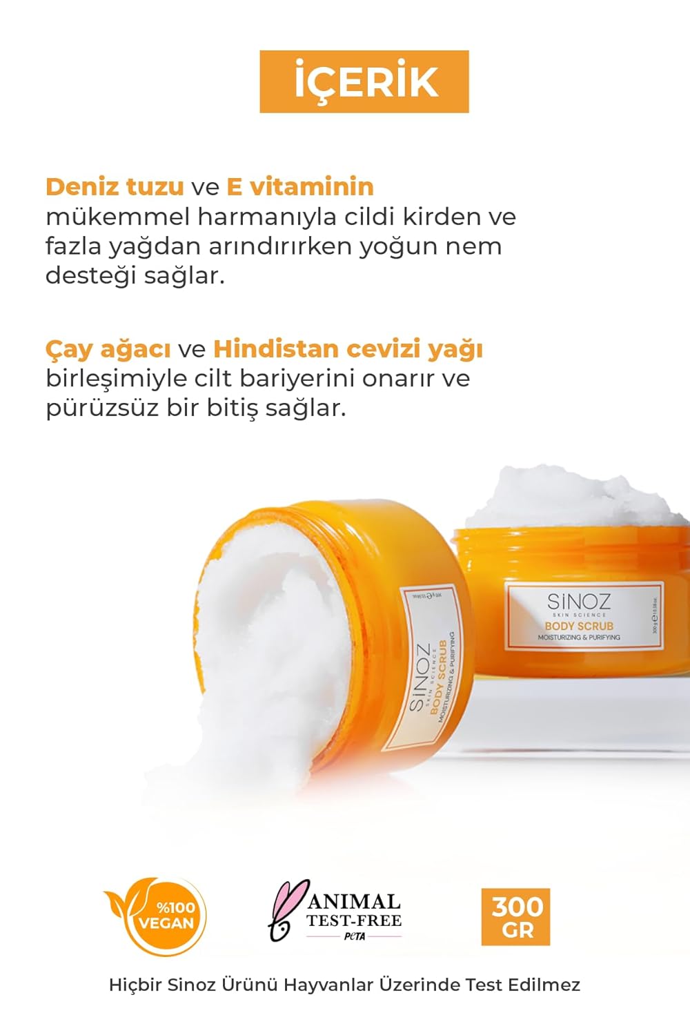 Sinoz Gold Aura Body Scrub,300 Gramm