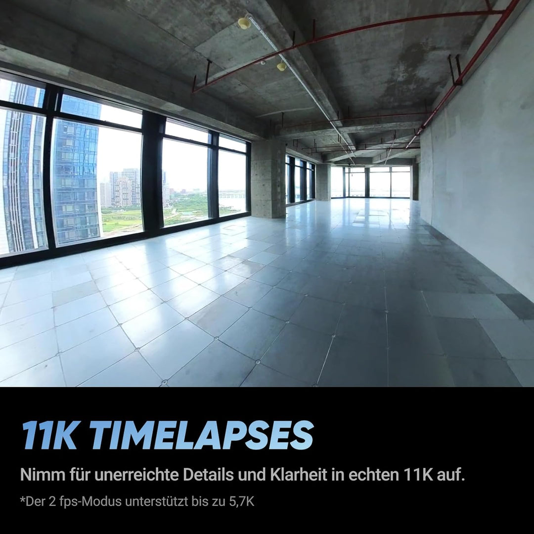 Insta360 X4 Baustellen-Bundle Selfie-Stick - 360°-Baustellen-Kamera, 8K 30 fps 360°-HDR-Videos, 72 M