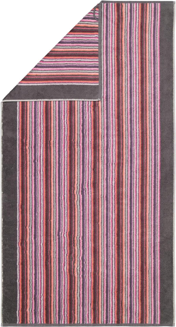 CAWÖ Home Handtücher Remake Streifen 2020 Beere-Multicolor - 17 Duschtuch 70x140 cm, Duschtuch 70x14