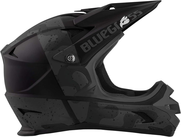 Met Helm Bluegrass Intox (60-62) Fahrradhelm für Erwachsene, Unisex, Schwarz (schwarz)