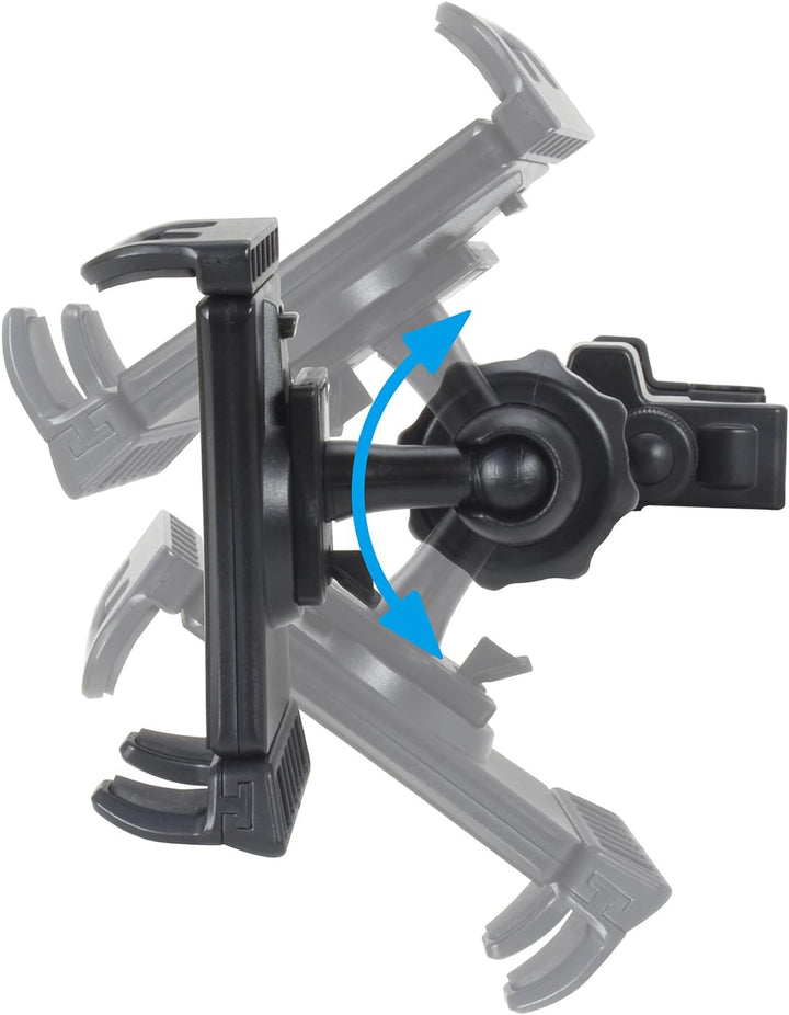 Macally HRMOUNTPRO einstellbare Autokopfstützenhalterung für iPad/Tablet mit einer Breite bis 25,4 c